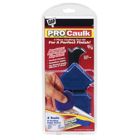 Dap DAP Pro Caulk Black Professional Plastic Caulking Tool Kit 8 pc 09125